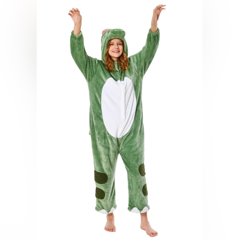 Plush Dinosaur Pajamas/Costume 
Adult Small 
Never opened